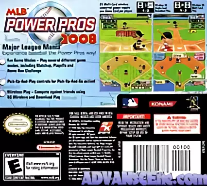 Image n° 2 - boxback : MLB Power Pros 2008